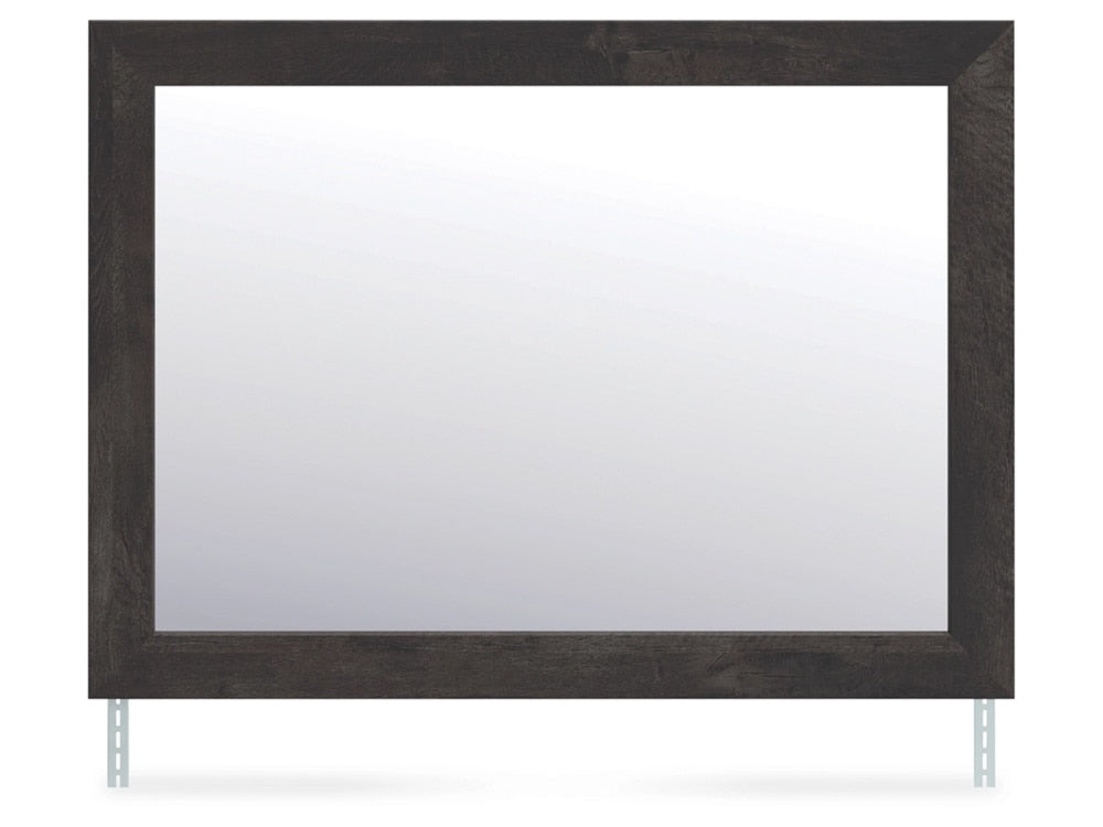 Signature Design by Ashley - Delmorta Bedroom Mirror in Dark Gray - B2108-36 veiw 1