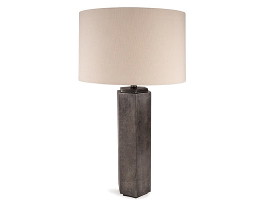 Signature Design by Ashley - Dirkton Metal Table Lamp in Antique Pewter - L208324 veiw 2