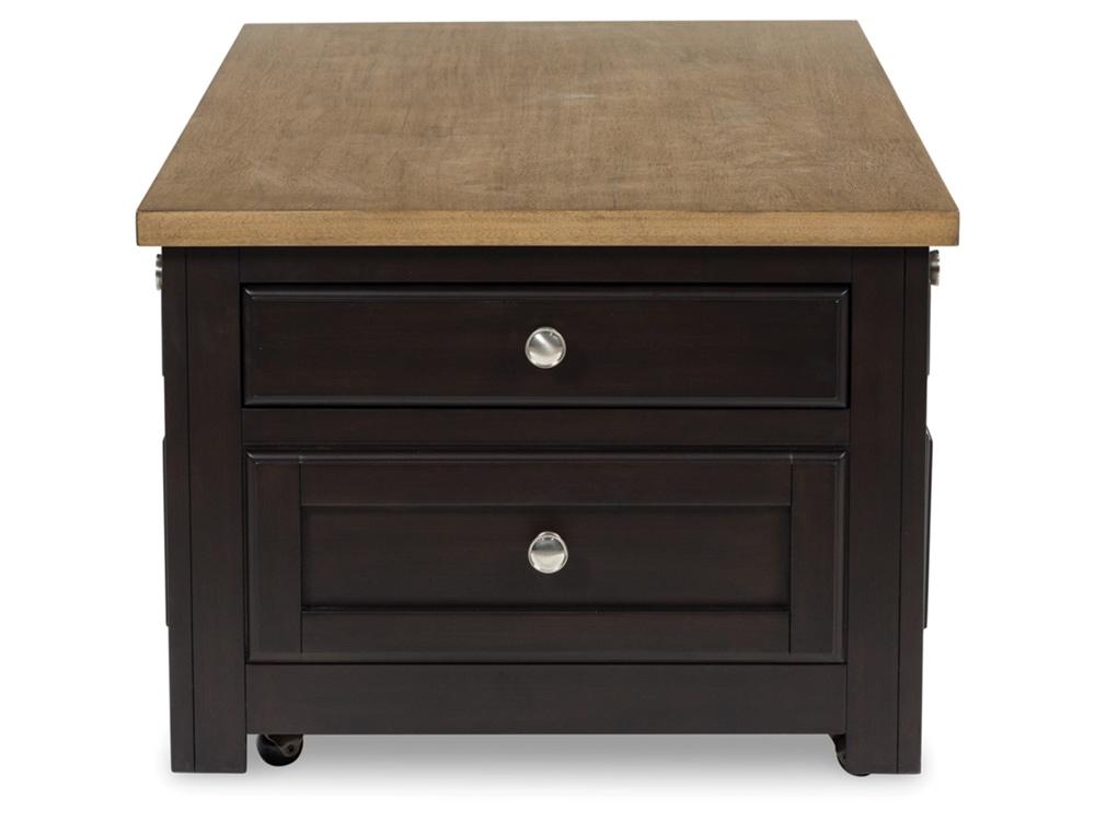 Signature Design by Ashley - Drazmine Lift Top Cocktail Table in Brown - T734-20 veiw 4
