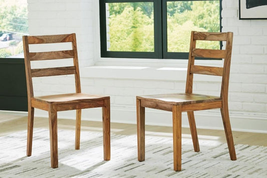 Signature Design by Ashley - Dressonni Dining Table And 4 Chairs in Brown veiw 2