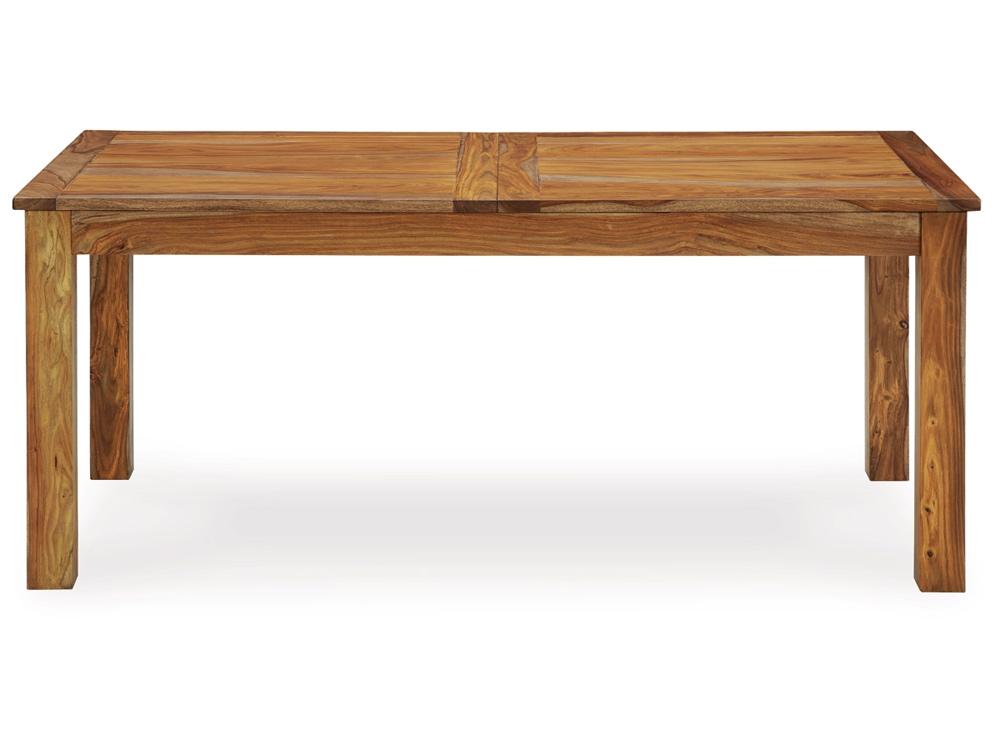 Signature Design by Ashley - Dressonni Rect Drm Butterfly Ext Table in Brown - D790-35 veiw 4