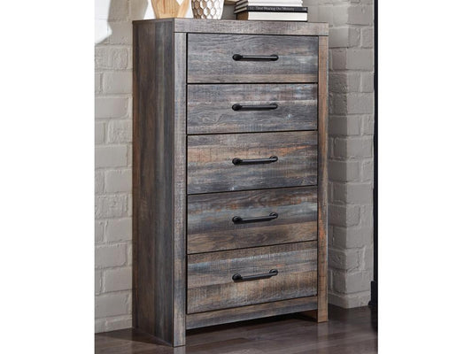 Signature Design by Ashley - Drystan Five Drawer Chest in Multi - B211-46 veiw 2