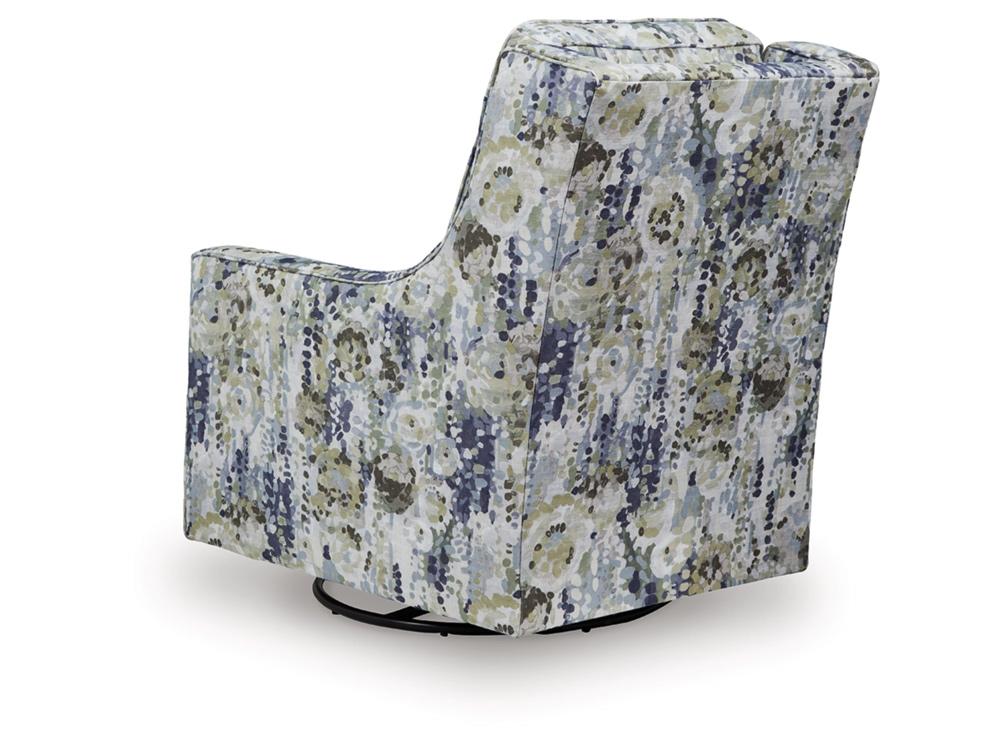 Signature Design by Ashley - Dustinford Swivel Glider Accent Chair in Multi - A3000732 veiw 4