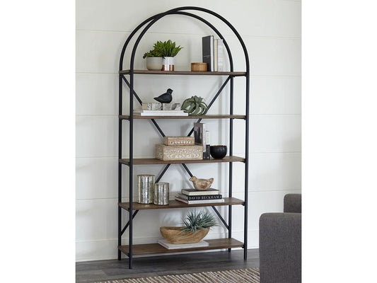 Signature Design by Ashley - Galtbury Bookcase in Brown/Black - A4000325 veiw 2