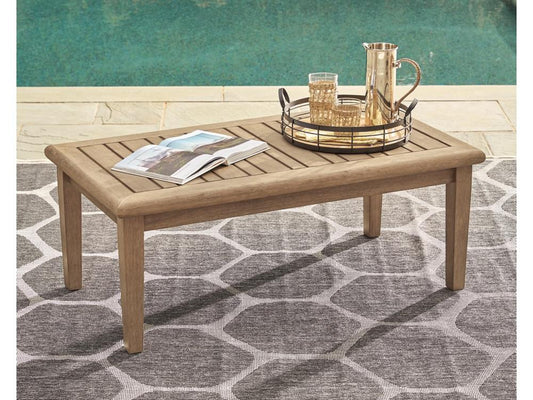 Signature Design by Ashley - Gerianne Rectangular Cocktail Table in Grayish Brown - P805-701 veiw 2