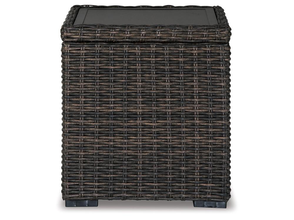 Signature Design by Ashley - Grasson Lane Square End Table in Brown - P783-702 veiw 3