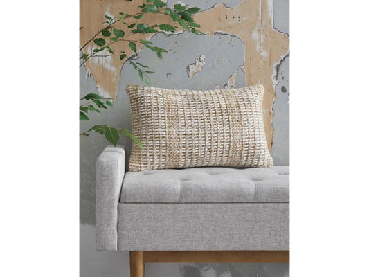 Signature Design by Ashley - Hathby Pillow (Set of 4) in Tan/White - A1001048 veiw 2