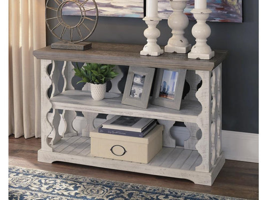 Signature Design by Ashley - Havalance Console Sofa Table in Gray/White - T814-5 veiw 2