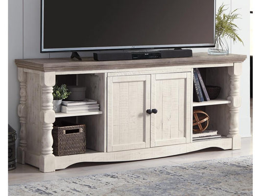 Signature Design by Ashley - Havalance Extra Large TV Stand in Two-tone - W814-30 veiw 2