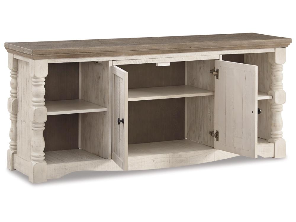 Signature Design by Ashley - Havalance Extra Large TV Stand in Two-tone - W814-30 veiw 3
