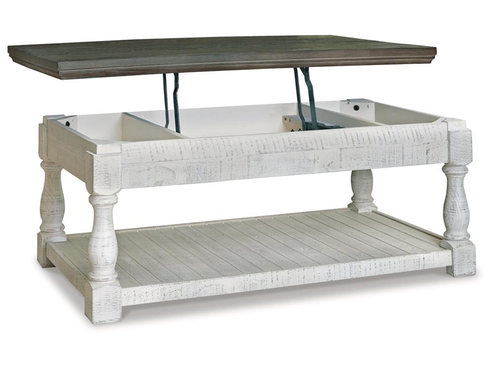 Signature Design by Ashley - Havalance Lift Top Cocktail Table in Gray/White - T814-9 veiw 3
