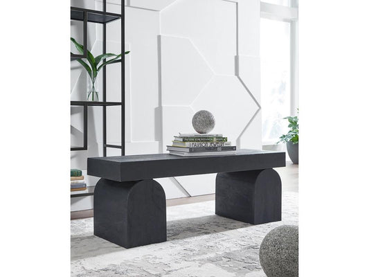 Signature Design by Ashley - Holgrove Accent Bench in Black - A3000683 veiw 2
