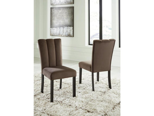 Signature Design by Ashley - Jazmore Dining UPH Side Chair (Set of 2) in Mocha - D581-01 veiw 2