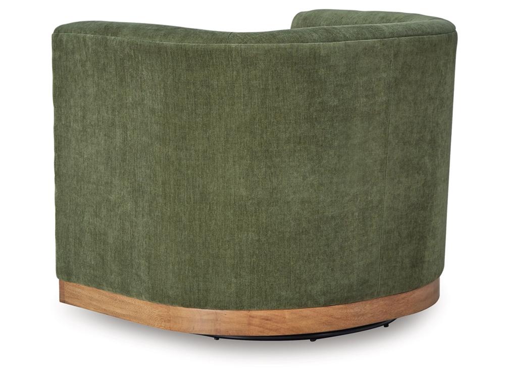 Signature Design by Ashley - Jersonlow Swivel Chair in Forest Green - A3000696 veiw 3