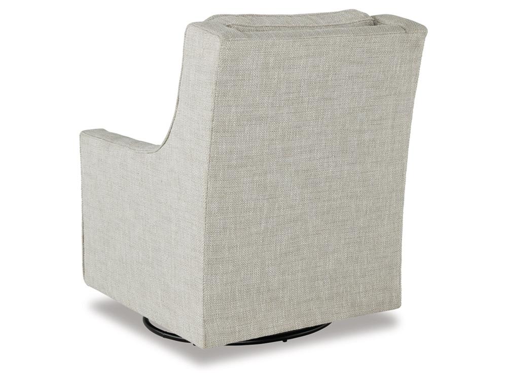 Signature Design by Ashley - Kambria Swivel Glider Accent Chair in Fog - A3000265 veiw 3