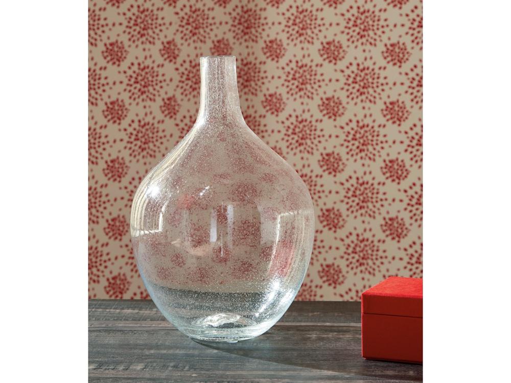 Signature Design by Ashley - Kurthorne Vase in Clear - A2900028 veiw 2