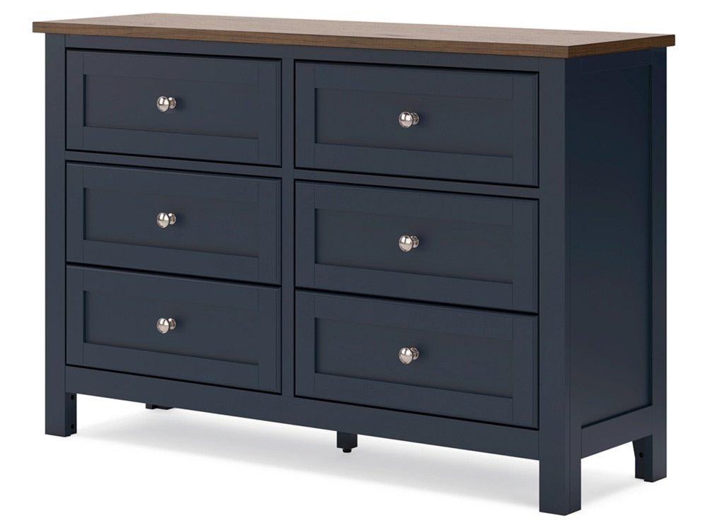 Signature Design by Ashley - Landocken Dresser in Brown/Blue - B414-21 veiw 3