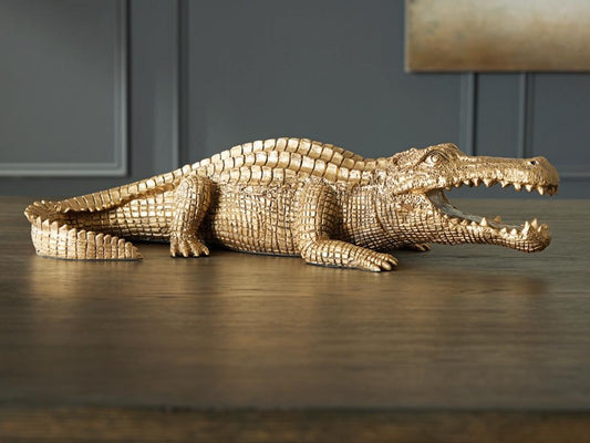 Signature Design by Ashley - Lauretman Sculpture in Antique Gold Finish - A2000765 veiw 2