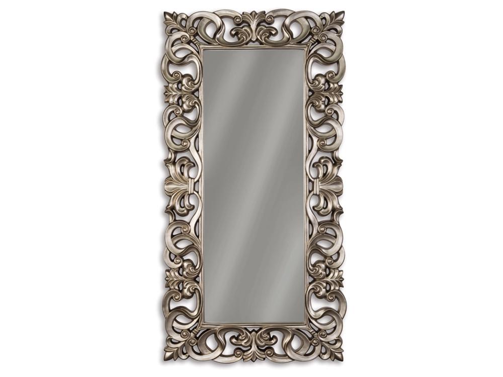 Signature Design by Ashley - Lucia Accent Mirror in Antique Silver Finish - A8010123 veiw 1