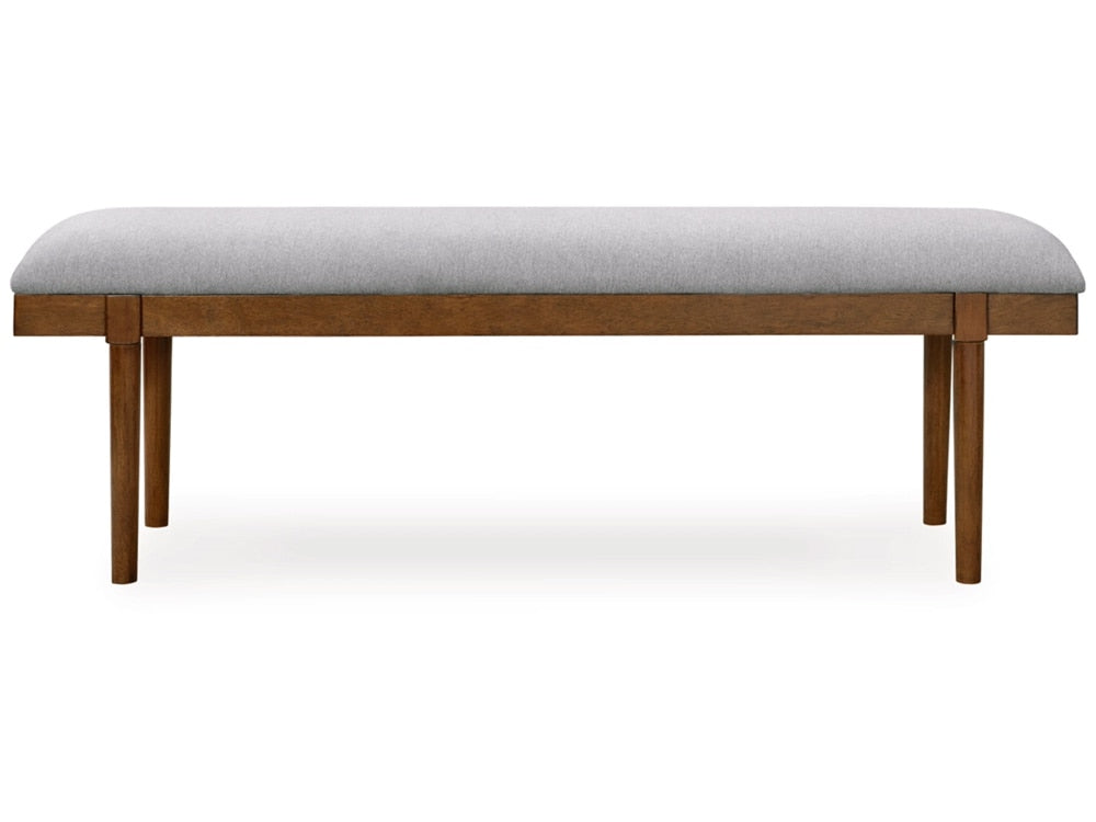 Signature Design by Ashley - Lyncott Large Uph Dining Room Bench in Gray/Brown - D615-00 veiw 1