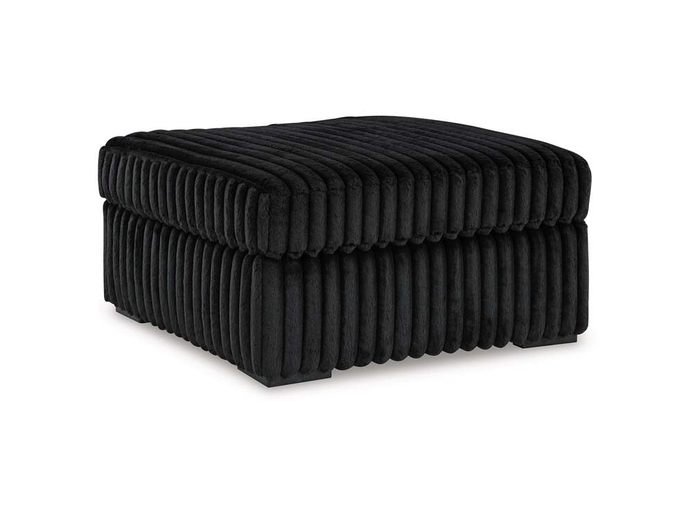 Signature Design by Ashley - Midnight-Madness Oversized Accent Ottoman in Onyx - 9810308 veiw 1