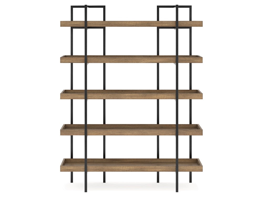 Signature Design by Ashley - Montia Bookcase in Light Brown - H632-70 veiw 1