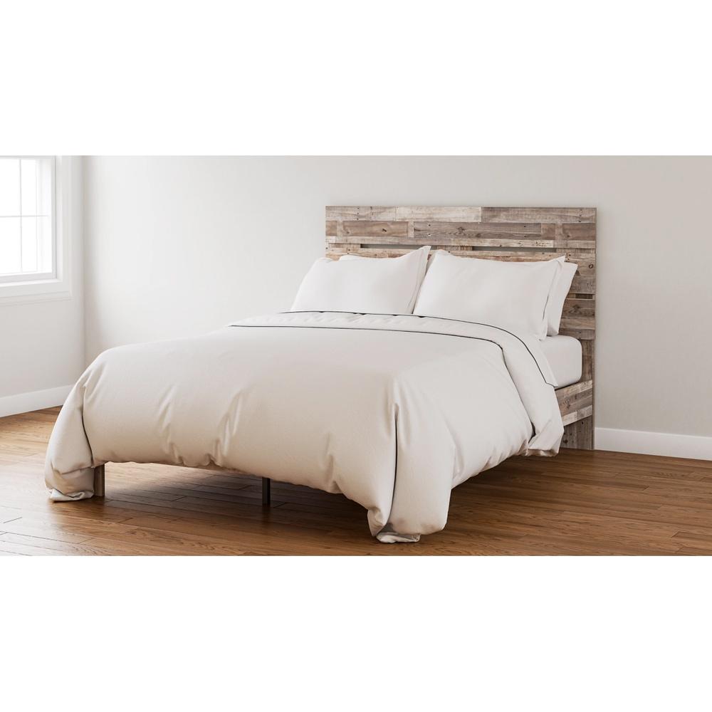 Signature Design by Ashley - Neilsville Full Panel Platform Bed in Whitewash veiw 1