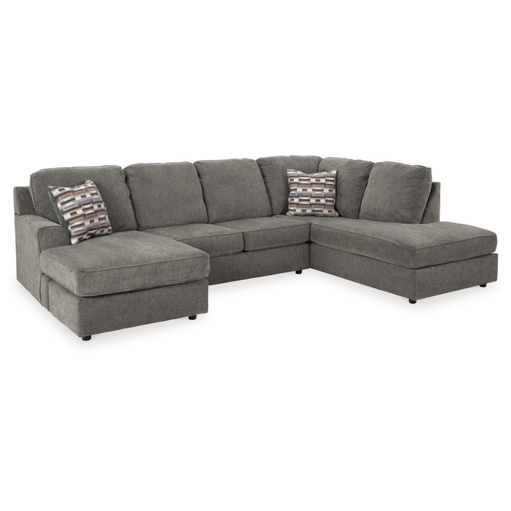 Signature Design by Ashley - OPhannon Fabric 2 Piece Sectional in Putty veiw 1