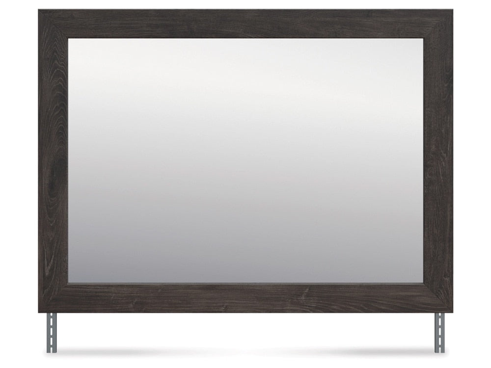 Signature Design by Ashley - Parlayon Bedroom Mirror in Charcoal - B3370-36 veiw 1