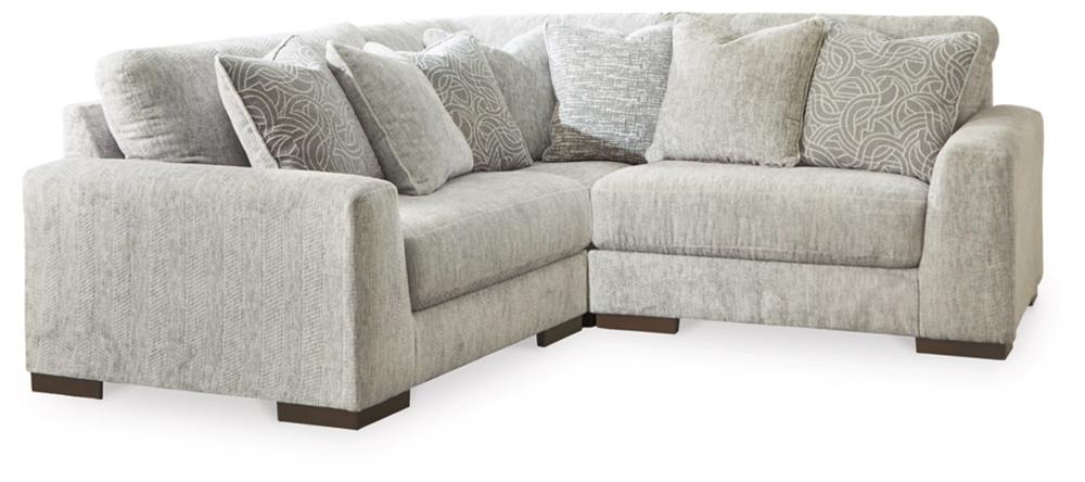 Signature Design by Ashley - Regent Park 3 Piece Sectional in Pewter veiw 1