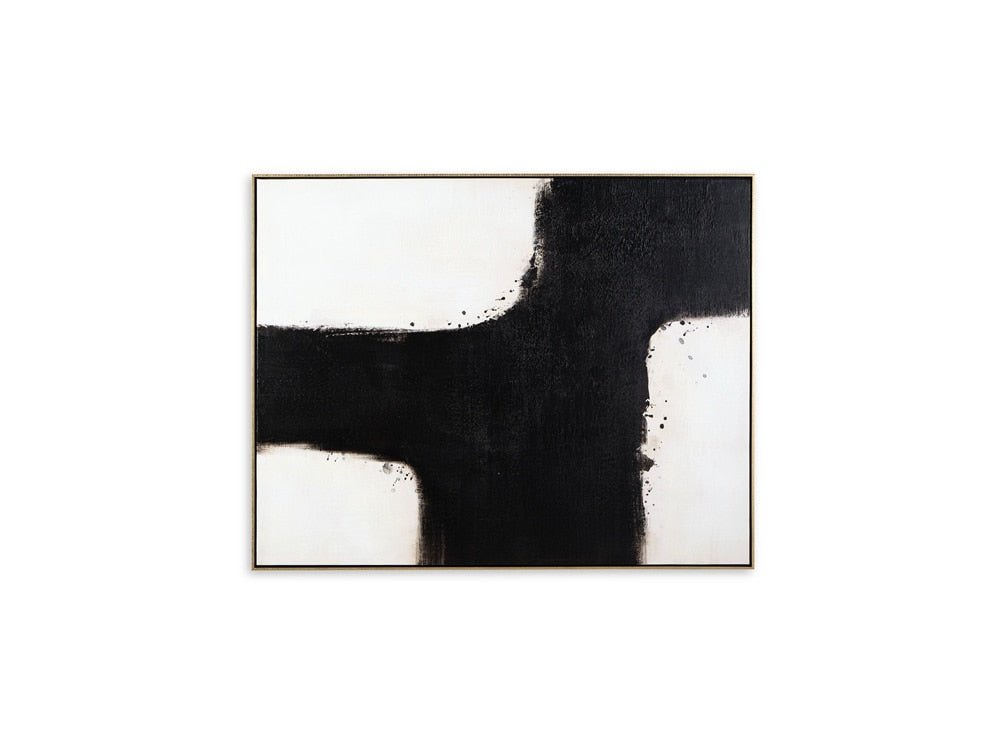 Signature Design by Ashley - Reighlea Wall Art in Black/White - A8000352 veiw 1