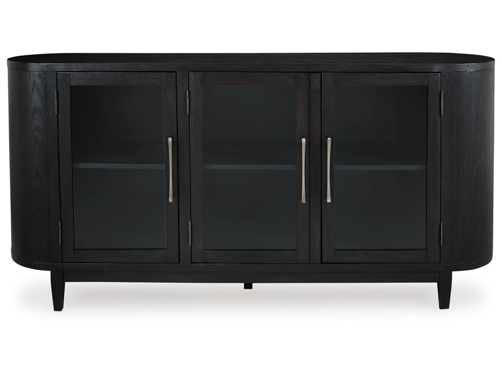 Signature Design by Ashley - Rowanbeck Dining Room Server in Black - D821-60 veiw 1