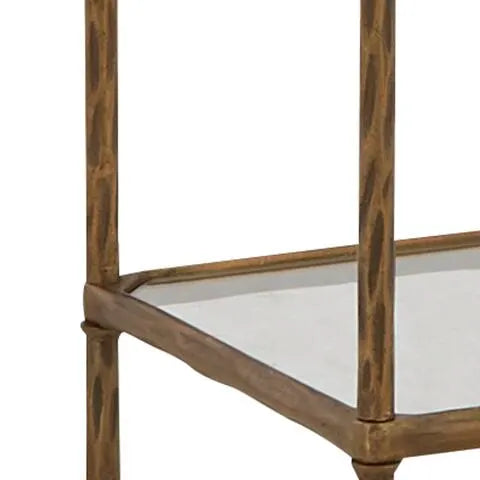 Signature Design by Ashley - Ryandale Bookcase in Antique Brass Finish - A4000441 view 5
