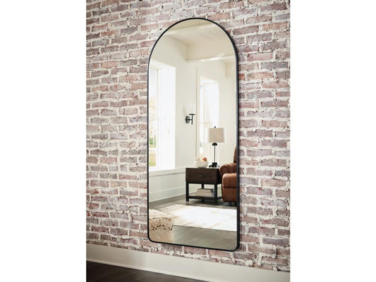 Signature Design by Ashley - Sethall Floor Mirror in Black - A8010307 veiw 2