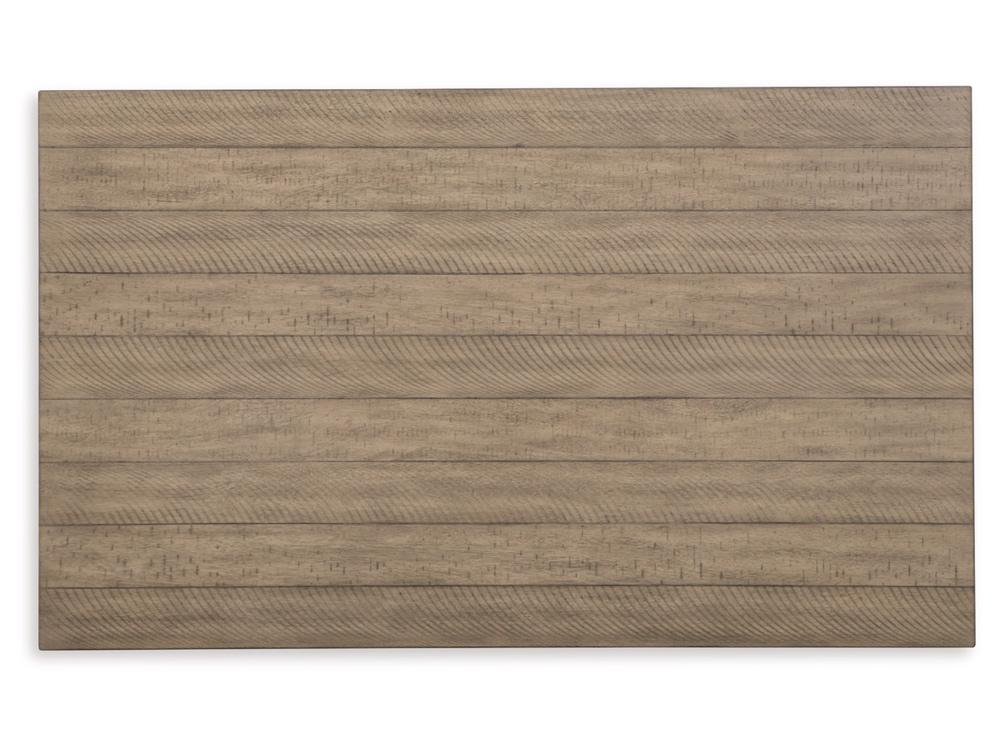 Signature Design by Ashley - Skempton Rect Drm Counter Table (Set of 7) in White/Light Brown - D394-423 veiw 4