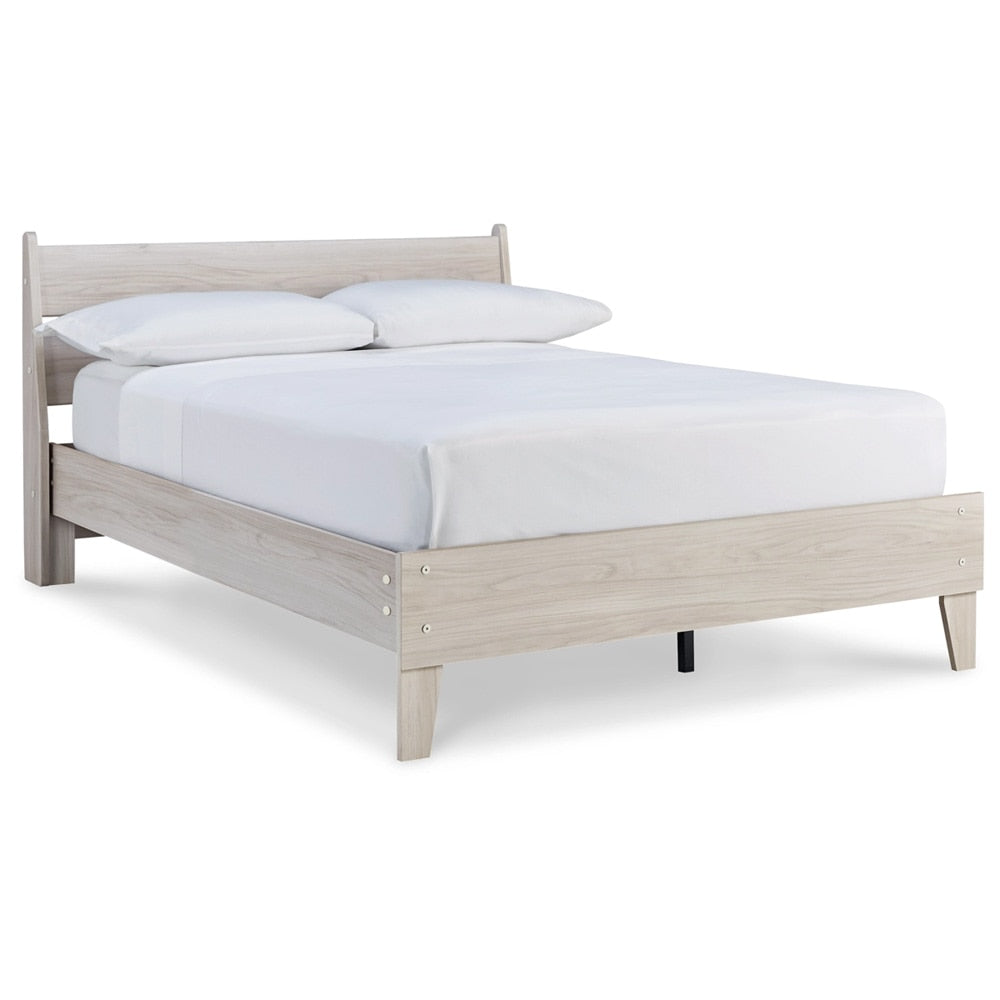 Signature Design by Ashley - Socalle Full Panel Platform Bed in Natural veiw 1