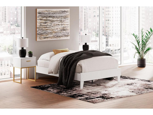 Signature Design by Ashley - Socalle Full Platform Bed in White - EB1867-112 veiw 2