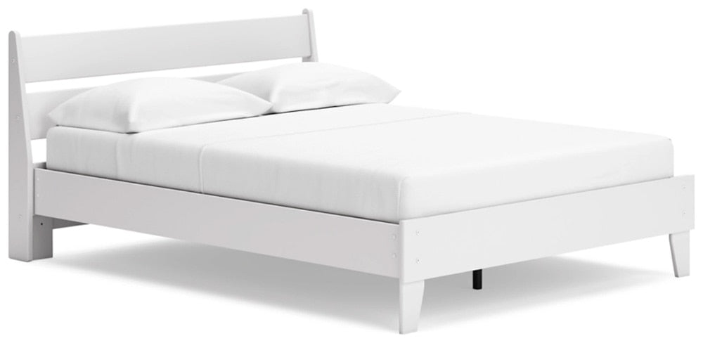 Signature Design by Ashley - Socalle Queen Panel Platform Bed in White veiw 1