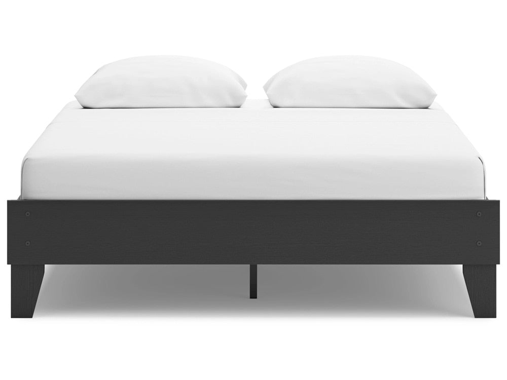 Signature Design by Ashley - Socalle Queen Platform Bed in Black - EB1865-113 veiw 4