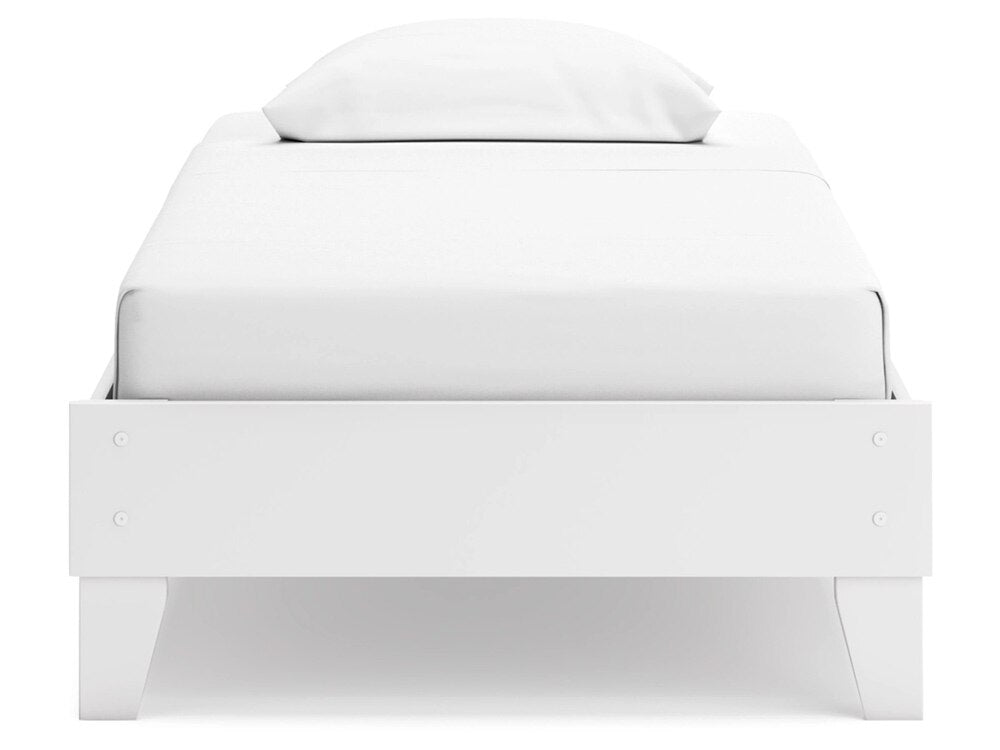 Signature Design by Ashley - Socalle Twin Platform Bed in White - EB1867-111 veiw 4