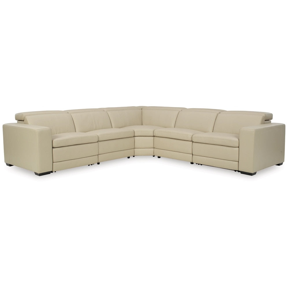 Signature Design by Ashley - Texline 6-Piece Power Reclining Sectional in Sand veiw 1