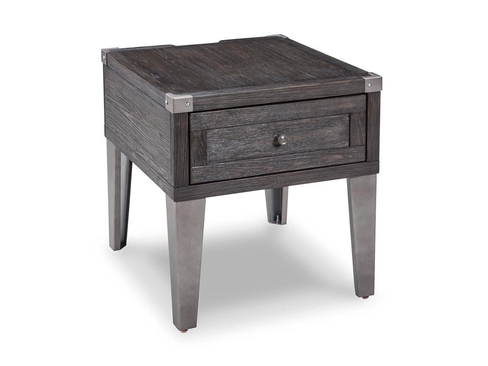 Signature Design by Ashley - Todoe Rectangular End Table in Gray - T901-3 veiw 4