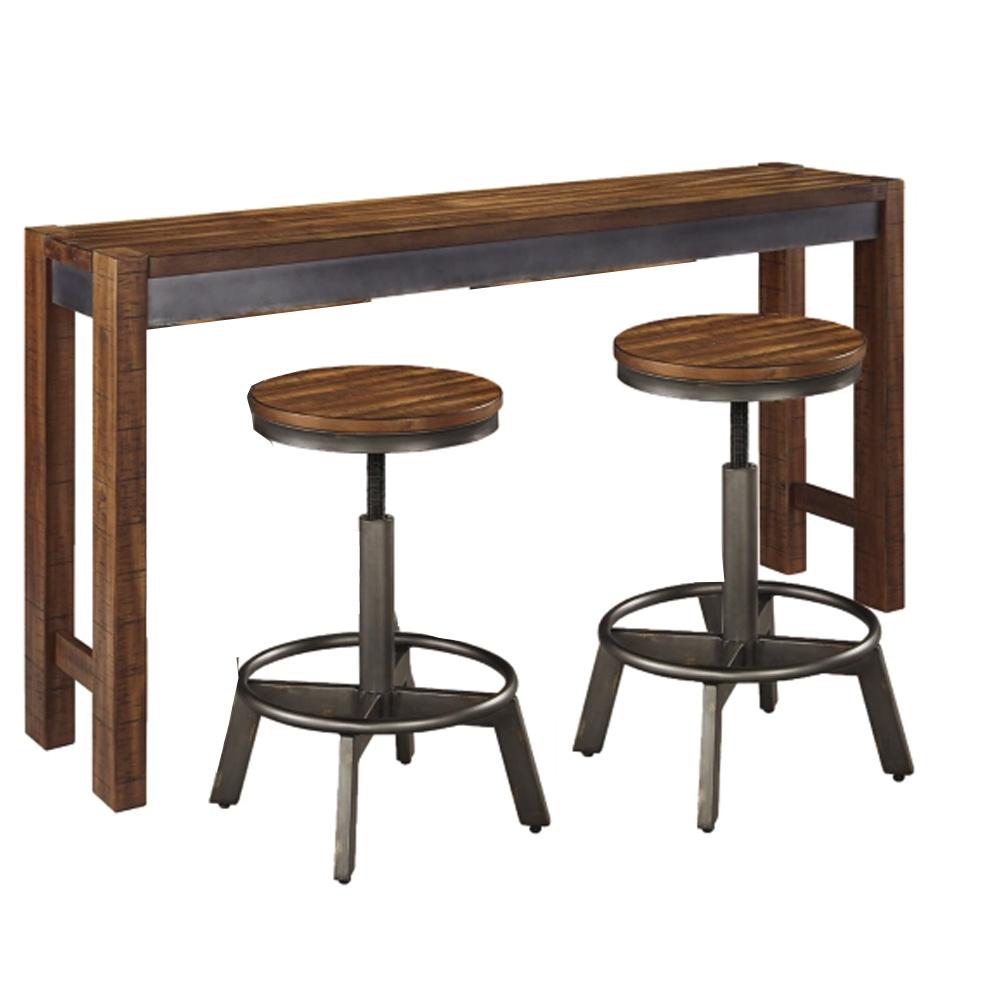 Signature Design by Ashley - Torjin Counter Height Dining Table And 2 ...