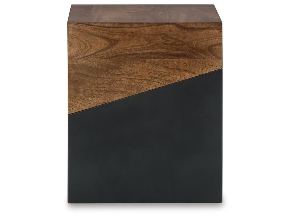 Signature Design by Ashley - Trailbend Accent Table in Brown/Gunmetal - A4000311 veiw 4