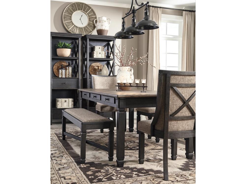 Signature Design by Ashley - Tyler Creek Dining Uph Side Chair (Set Of 2) in Black/Gray - D736-02 veiw 4