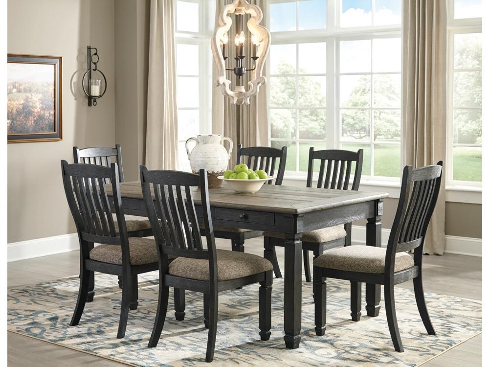 Signature Design by Ashley - Tyler Creek Rectangular Dining Room Table in Black/Gray - D736-25 veiw 4