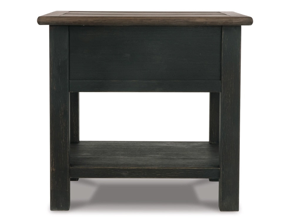 Signature Design by Ashley - Tyler Creek Rectangular End Table in Grayish Brown/Black - T736-3 veiw 4