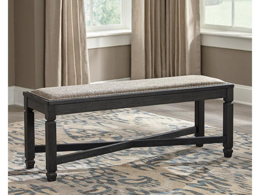 Signature Design by Ashley - Tyler Creek Upholstered Bench in Black/Gray - D736-00 veiw 2