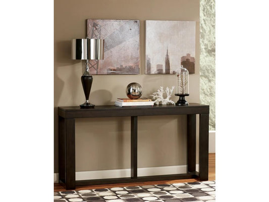 Signature Design by Ashley - Watson Sofa Table in Dark Brown - T481-4 veiw 2