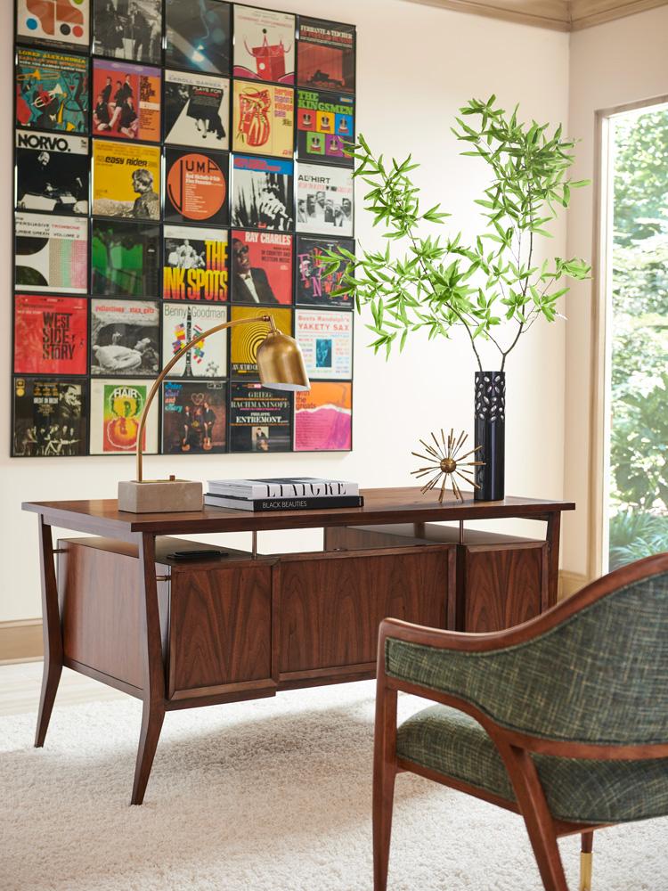 Sligh - Studio Designs Cranbrook Writing Desk, Gray - 100MC-410 veiw 3